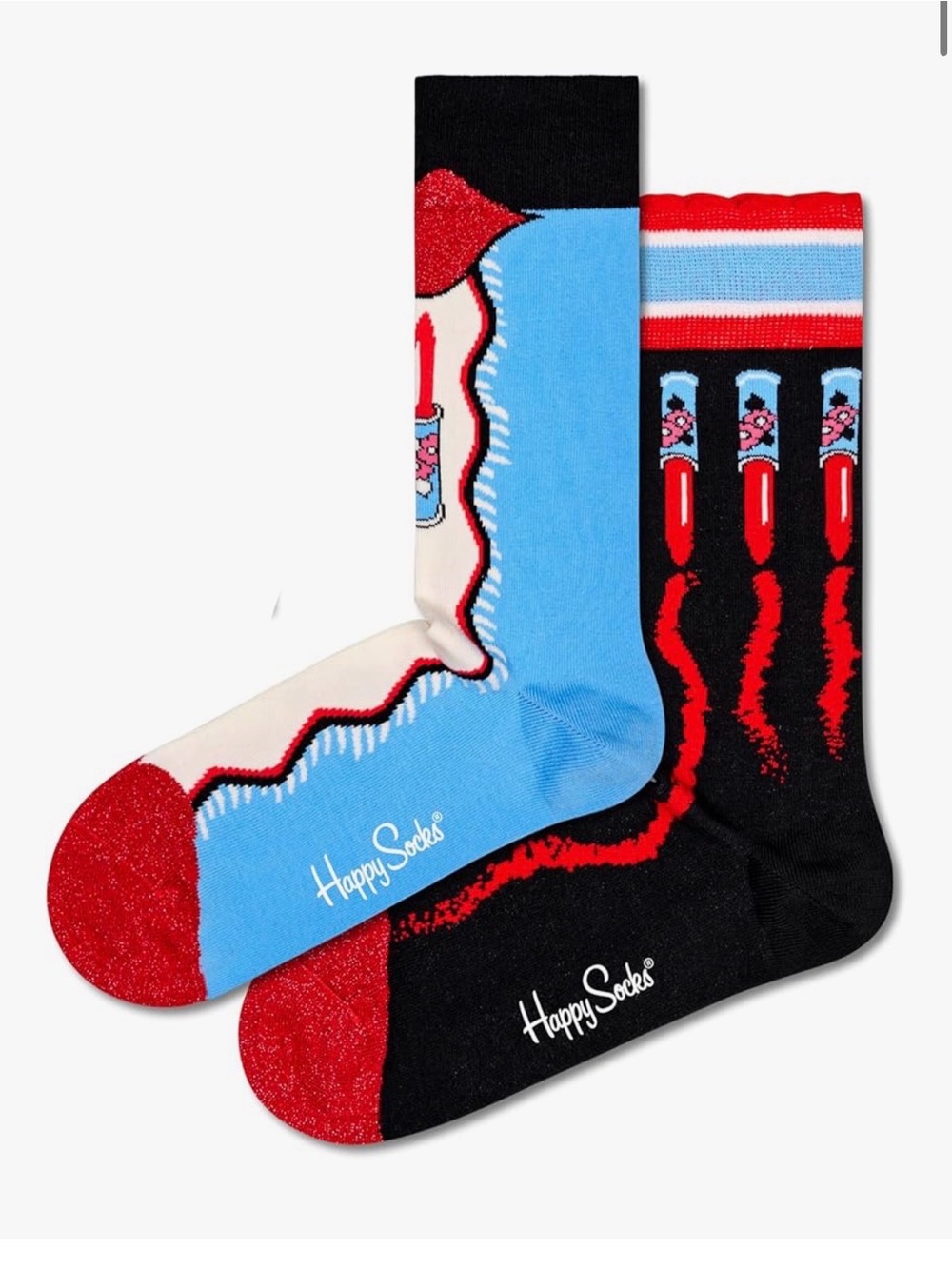 Happy Socks 2-Pack Zandra Rhodes Gift Set NWB size 36-40